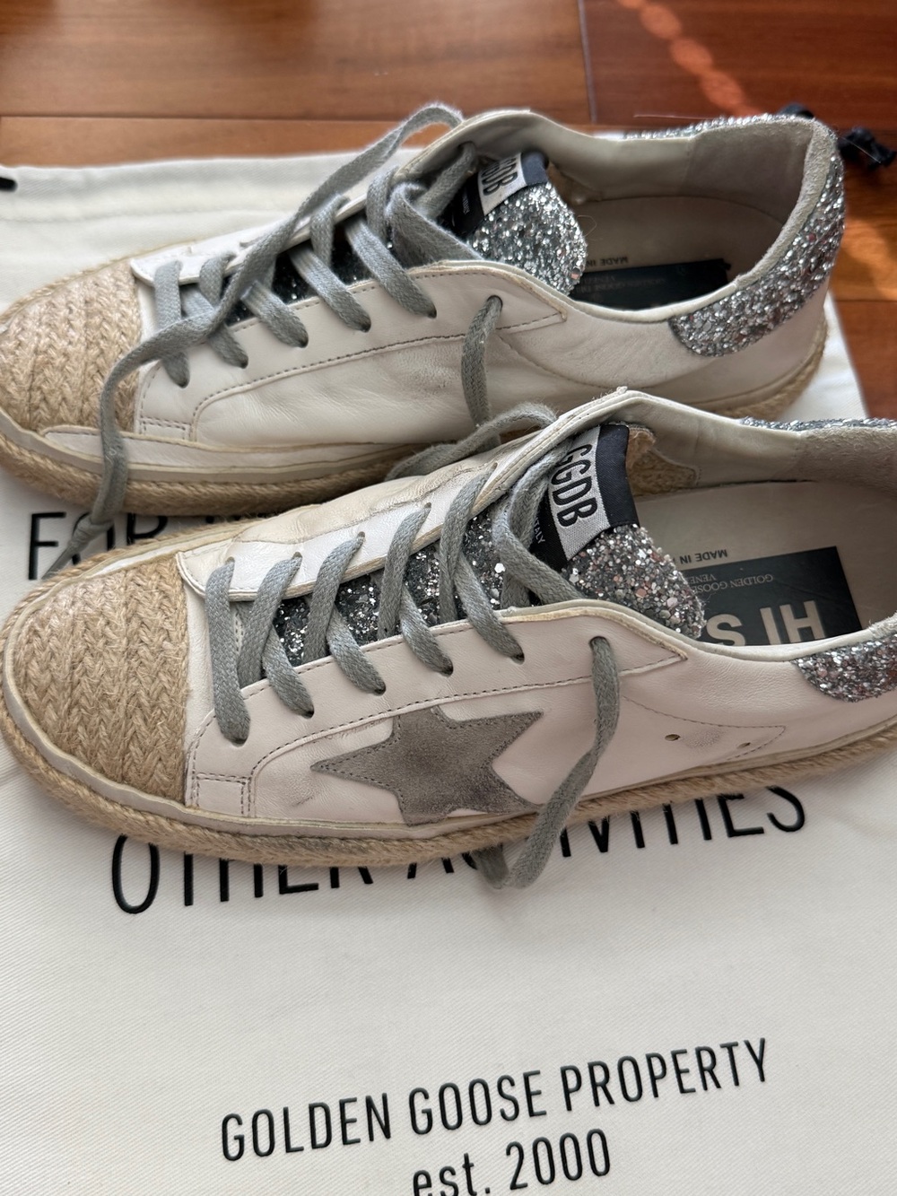 Golden Goose NEW, worn around the house